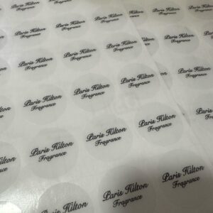 PVC VINYL STICKER , Transperent, Clear Print and Cutt